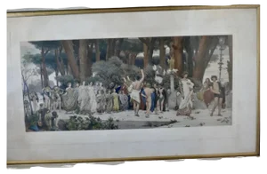 The Daphnephoria, 1800s, Colour Print, Framed