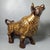 Metal Vintage Gilt-Decorated Brass Bull Sculpture / Chinese Feng Shui Ox Statue For Sale - Image 7 of 9