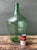 Vintage Green Glass Demijohn Bottle For Sale - Image 13 of 14