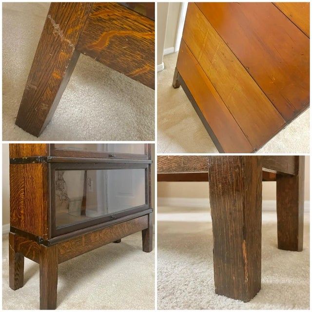 Antique Barrister Bookcase | by Globe Wernicke For Sale - Image 11 of 12