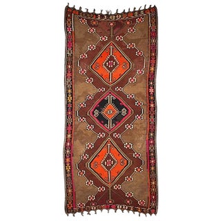 Antique Turkish Kilim - 11'-2" x 5'-7" For Sale