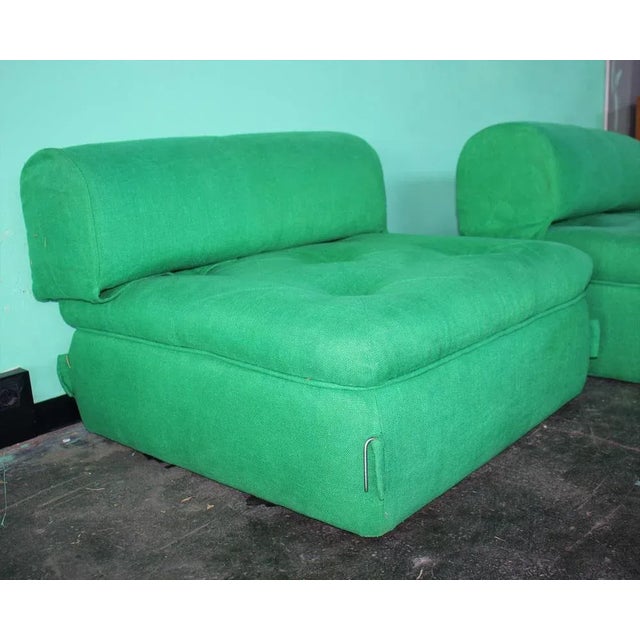 Set of Italian Modular Sofa, 1980s For Sale - Image 6 of 12