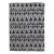 Modern Apadana's Safi Collection Handmade Charcoal and Gray Designed Wool Rug For Sale
