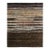Rug & Kilim’s Modern Textural Rug, Dark Polychromatic Striae Over Brown Tones For Sale