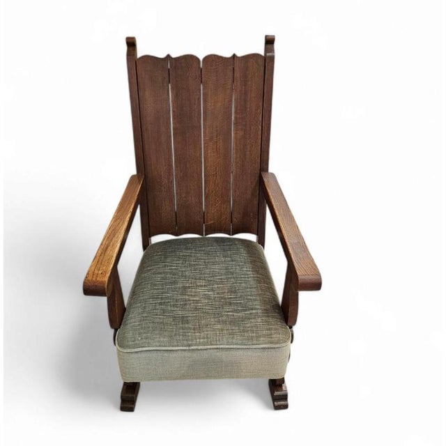 Vintage Armchair in Oak, 1930s For Sale - Image 6 of 18