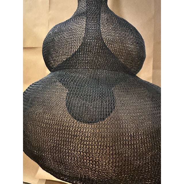 Contemporary Knitted Metal Hanging Sculpture For Sale - Image 10 of 12