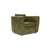 Casa Cosima Harris Chair, Jade Leather For Sale - Image 4 of 4