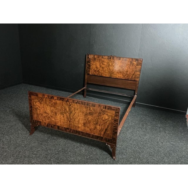 Art Deco Queen Size Bed, 1935, in Good conditions. Designed 1920 to 1949