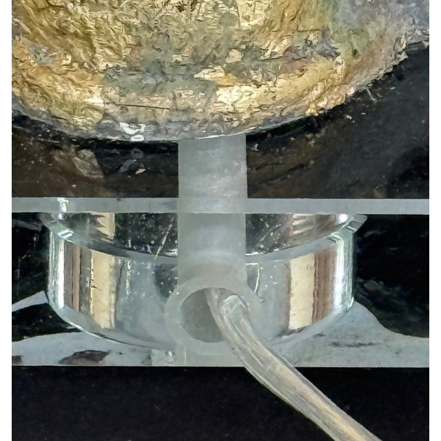 1990s Gold Leaf & Verdigris Newly Painted Table Lamps by Turtle and Crane - Hollywood Regency For Sale - Image 13 of 17