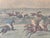 Illustration Grand Steeple Chase - Large, Orig. 19th C. Equestrian Color Print in Period Frame - 1837 For Sale - Image 3 of 14