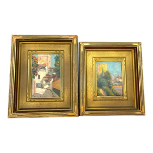 Felipe Gil Gallango, Spanish 1868 - 1938, Pair of Landscapes