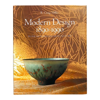 " Modern Design 1890 - 1990 in the Metropolitan Museum of Art " Vintage 1990 1st Edtn Large Volume Hardcover Decorative Arts Book For Sale