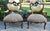Vintage - (1990's) Ornate Pair of Arm / Accent Chairs have a French Louis XV Style. The Frames are Wood. Carved Walnut....
