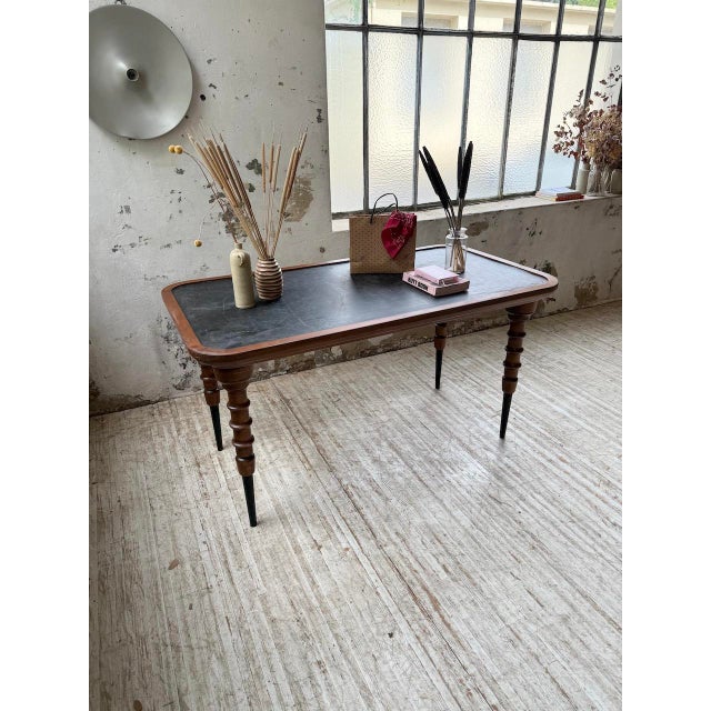 High Drapery Table in Walnut, 1890s For Sale - Image 18 of 18