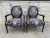 Pair of French 18th Century Wood Frame Chairs With Ikat Fabric For Sale - Image 11 of 11