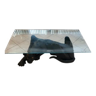 Vintage Panther Coffee Table For Sale