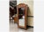 Brown Vintage Art Deco Narrow Wardrobe with Linen Compartment, 1930 For Sale - Image 8 of 8