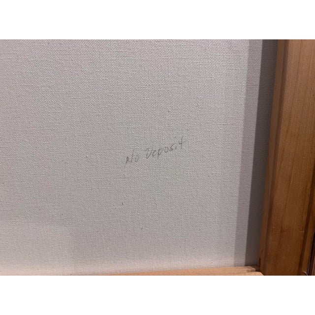 Wood Contemporary Expressionist Figurative B. Keller Acrylic Painting For Sale - Image 7 of 9