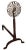 Metal Pr. Brass Filigree Medallion Wrought Iron Base Andirons Att. To Virginia Metal Crafters For Sale - Image 7 of 9