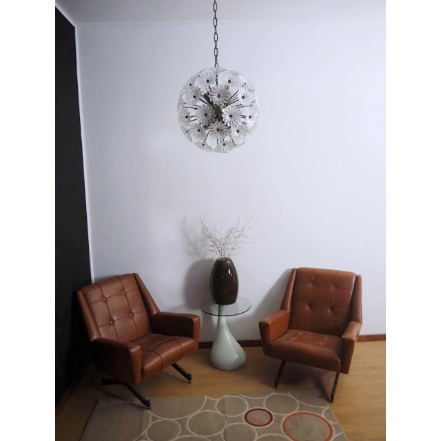 2020s Sputnik Murano Italian Chandelier 51 Daisy Crystal Glass For Sale - Image 5 of 9