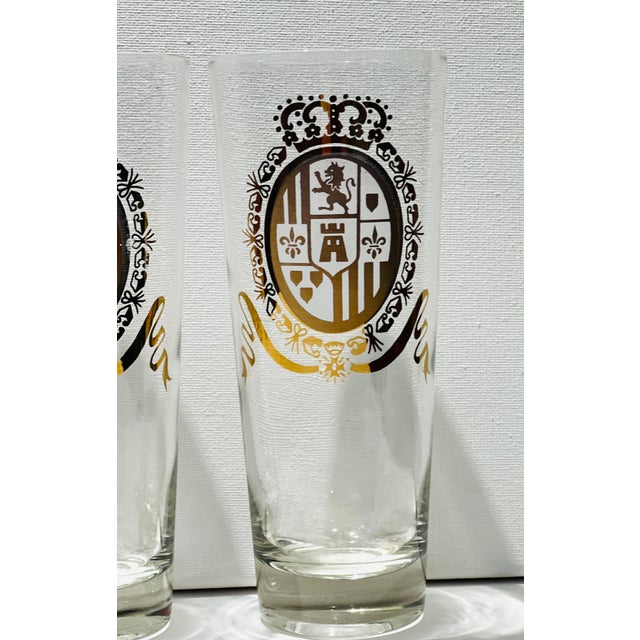 Fabulous set of four Federal Baronet beer glasses. The Federal Glass Company was established in Columbus Ohio in 1900 by...