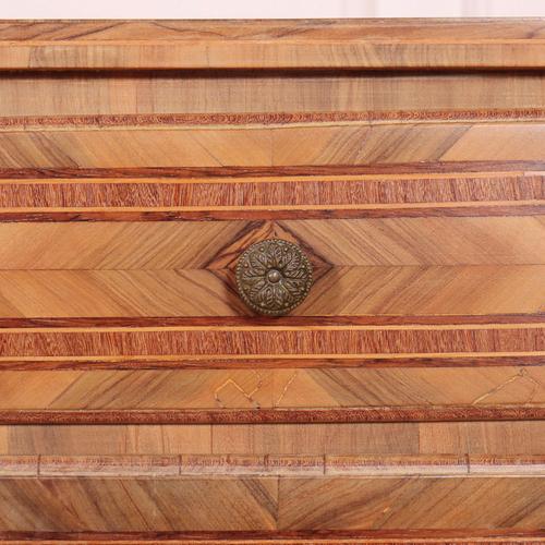 Wood Italian Walnut and Marquetry Bedside Cabinets For Sale - Image 7 of 18