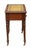 English Diminutive Writing Table or Desk of Mahogany With Inset Leather Top For Sale In Austin - Image 6 of 11
