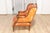 20th Century French Walnut Chair and Ottoman For Sale - Image 9 of 14