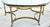 Brass Vintage LaBarge Hexagonal Brass Hoof Footed Glass Top Coffee Table For Sale - Image 8 of 13