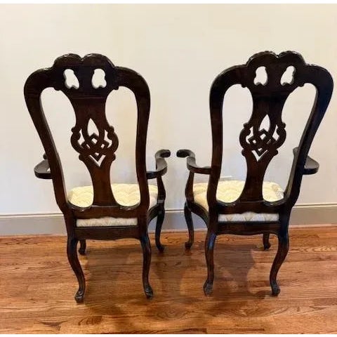 1980s Italian Rococo Style Dining Chairs - Set of 6 For Sale - Image 4 of 18