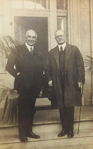 Vintage 1920 Photograph President Harding Visiting South Texas