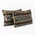 Mid-Century Modern Bohemian Kilim Lumbar Pillow Cover 16'' X 24'' - Set of Two For Sale - Image 3 of 4