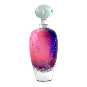Signed Blodgett Art Glass Perfume Bottle