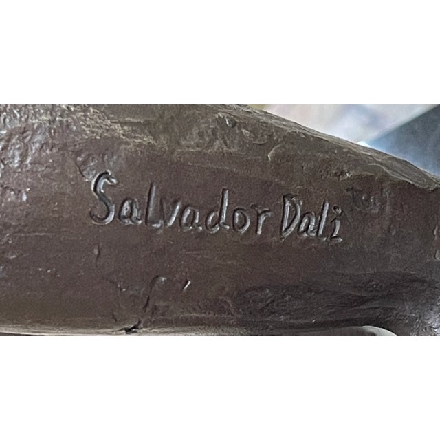 Family Group Bronze Sculpture Modern Art Abstract Marble Figure Art Dali For Sale - Image 10 of 10