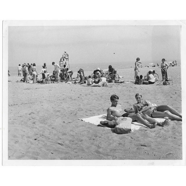 Figurative 1960s Headlands Beach State Park Ohio Photograph by Fred Bottomer For Sale - Image 3 of 3