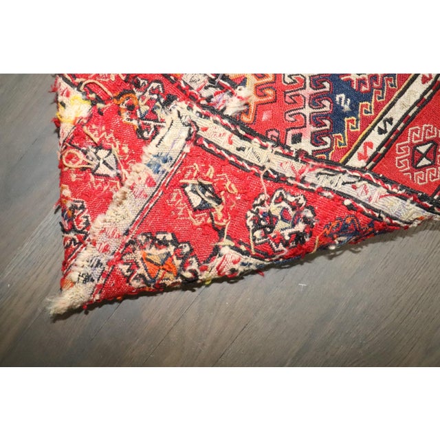 Soumac Small Antique Rug no. j4800 For Sale In New York - Image 6 of 6