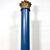Metal Neoclassical Lapis Lazuli Blue Plated Solid Brass Column Table Lamp For Sale - Image 7 of 13
