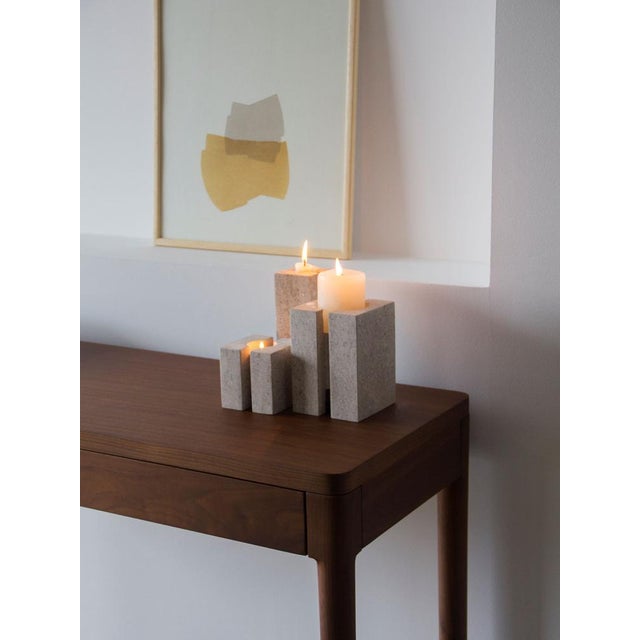 Contemporary Minimalist Modern Sideboard in Walnut by Pedro Sottomayor For Sale - Image 3 of 6