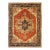 2020s Rust Color Hand Knotted Serapi Design For Sale