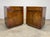 Wood Mid Century Modern Milo Baughman Style Burlwood & Walnut Nightstands For Sale - Image 7 of 12