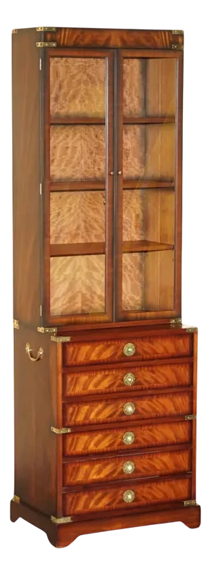 Kennedy Military Campaign Hardwood Bookcase from Harrods