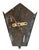 American Antique Copper Plated Hexagonal Wall Sconces For Sale - Image 3 of 9