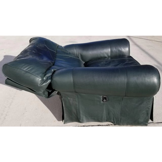 Leathercraft Leathercraft Easeback Recliner Club Lounge Chair For Sale - Image 4 of 7