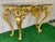 French Louis XV Style Giltwood Console Table With Marble Top For Sale - Image 9 of 18