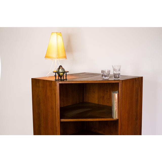 1960s Mid-Century Corner Cabinet with Hairpin Legs, 1960s For Sale - Image 5 of 7