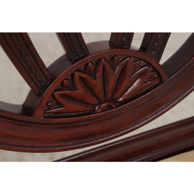 Set of 6 Baker Historic Charleston Mahogany Dining Chairs For Sale - Image 13 of 18