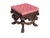 18th C Style Carved Italian Walnut Footstool Ottoman Bench.