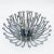 Magnificent mid-century chromed abs plastic "pistillo" table or chandelier. This amazing piece was designed in 1969 by...