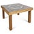 Mid-Century French Tiger Oak Side Table with Tiles, 1970s For Sale - Image 9 of 9
