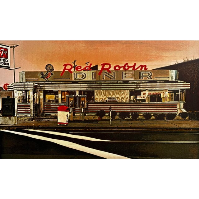 Artist: John Baeder Title: Red Robbin (Diner) Medium: Screenprint Signed: Hand Signed Edition: From the edition of 250...